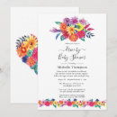 Recherche de douche de fiesta invitations Floral