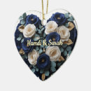 Recherche de coeur floral ornements Couple