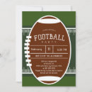 Recherche de le football américain invitations Fête du football