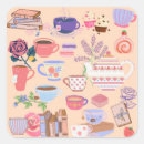 Recherche de macaron rose autocollants Floral