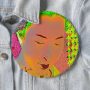 Recherche de geisha badges Rétro
