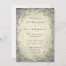 Recherche de papillon vintage invitations Vert