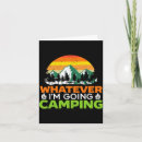 Recherche de ustensiles vœux cartes Camping