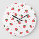 Recherche de fraises horloges Nourriture