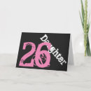 Recherche de 26ème cartes anniversaire cartes Fille