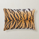 Recherche de peau de tigre coussins Noir