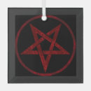 Recherche de satanique ornements Rouge