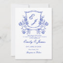 Recherche de cadre baroque invitations Fleurs bleues
