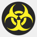 Recherche de risque biologique autocollants Zombie