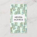 Recherche de nature abstraite cartes visite Élégant