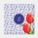 Recherche de tulipes de ressort magnets Rouge
