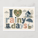Recherche de bottes de pluie cartes postales Parapluie