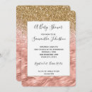 Recherche de animal print baby shower invitations Rose