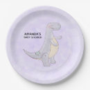 Recherche de dinosaures assiettes Préhistorique