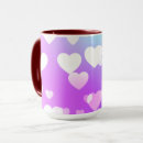 Recherche de coeurs pastel tasses Pour elle