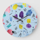 Recherche de aquarelle abstraite horloges Motif
