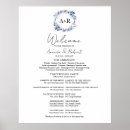 Recherche de mariage programmes Couronnes florales aquarelle