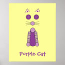 Recherche de chat pourpre posters Illustration