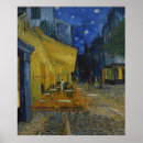 Recherche de terrasse de café la nuit posters Vincent van gogh