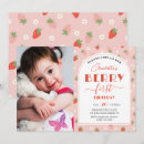 Recherche de fraise kawaii invitations Pour enfants