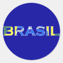 Recherche de brasil autocollants Bandeira