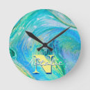 Recherche de peinture acrylique horloges Bleu