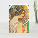 Recherche de mucha vœux cartes Nouveau