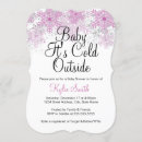 Recherche de pink snowflake baby shower invitations Pays des merveilles hivernales