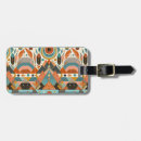 Recherche de motif ethnique bagages étiquettes Tribal