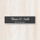 Recherche de bureau plaques de porte Noir