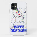 Recherche de bonhomme de neige heureux iphone coques Nouvelle année