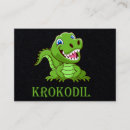 Recherche de crocodile cartes visite Vert