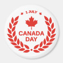 Recherche de jour du canada magnets Drapeau