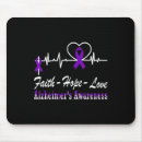Recherche de ruban violet tapis souris Sensibilisation