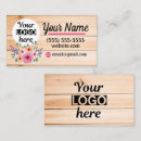 Recherche de l information cartes visite Logo