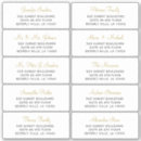 Recherche de mariages Étiquettes de adresse invités