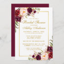 Recherche de gold floral bridal shower invitations Aquarelle florale