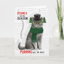 Recherche de chats drôles noël cartes Animaux