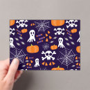 Recherche de motif halloween invitations Violet