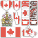 Recherche de symbole du canada autocollants Drapeau