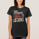 Recherche de papa fishing tshirts Légende