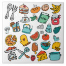 Recherche de nourriture carreaux Cuisson