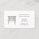 Recherche de restaurateur cartes visite Restaurateur de meubles