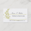 Recherche de moderne maman cartes visite Fleurs
