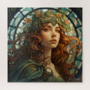 Recherche de art nouveau puzzles Femme