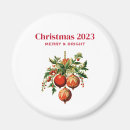 Recherche de boule rouge de noël magnets Boules
