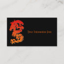Recherche de dragons chinois cartes visite Affaires