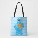 Recherche de cookie monster sesame street tote bags Biscuit rue sésame