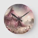 Recherche de soie horloges Rose
