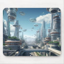 Recherche de futuriste tapis souris Ville